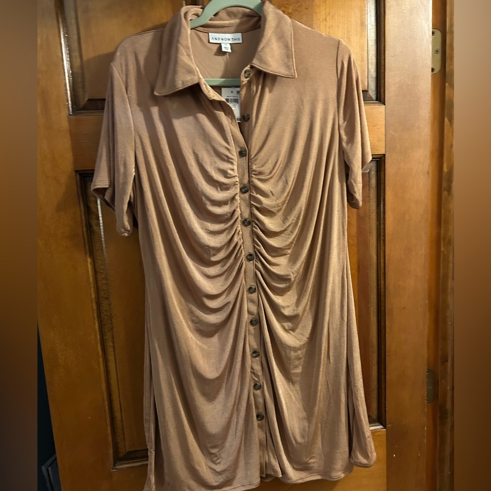 NWT Champagne Dress 2X from And Now This new with tags